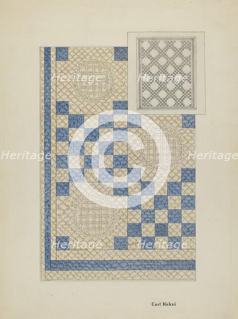 Friendship Quilt, 1935/1942. Creator: Carl Keksi.