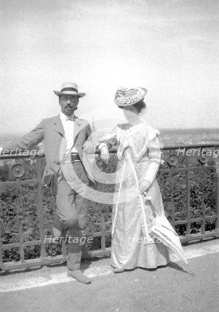 Wassily Kandinsky and Gabriele Muenter, 1906-1907.