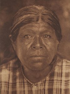 A Chukchansi Matron, 1924. Creator: Edward Sheriff Curtis.
