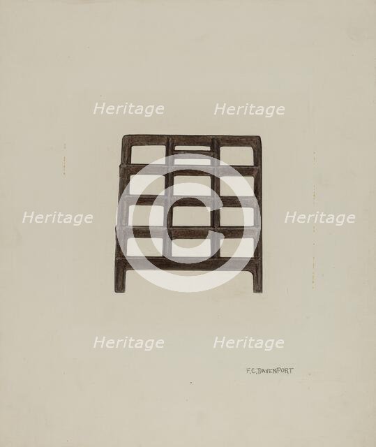 Trivet, c. 1941. Creator: F.C. Davenport.
