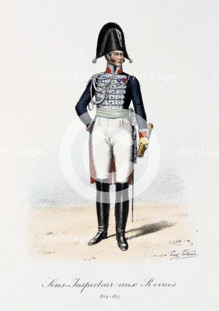 'Sous-Inspecteur aux Revues', 1814-17. Artist: Eugene Titeux