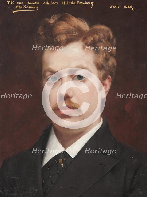 Hilmer Forsberg, Bank Director, 1882. Creator: Nils Forsberg.