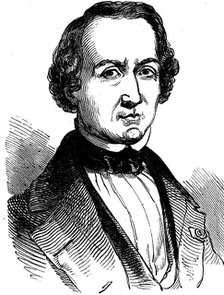 UJJ Leverrier, French astronomer who calculated the position of planet Neptune in 1846 (1847). Artist: Unknown