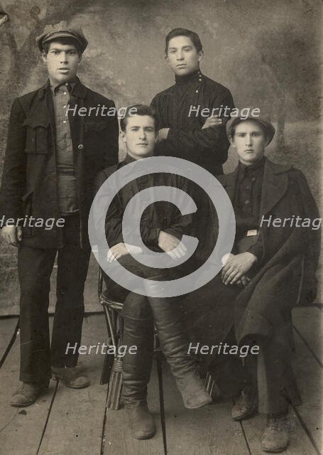 The first graduates of the Berdsk vocational school, 1926-1929. Creator: Unknown.