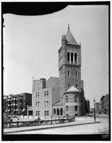 First Church of Christ Scientist, Boston, between 1890 and 1901. Creator: Unknown.