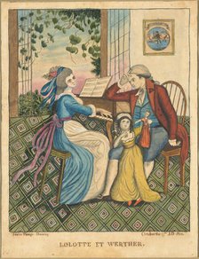 Lolotte and Werther, 1810. Creator: Eunice Pinney.