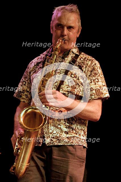 Mike Pappenheim, The Gogoville Blues Stars, Crawley Blues Club, Hawth, West Sussex, 18 Oct 2019. Creator: Brian O'Connor.