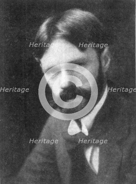 DH (David Herbert) Lawrence (1885-1930), English novelist and poet, (c1910s?). Artist: Unknown