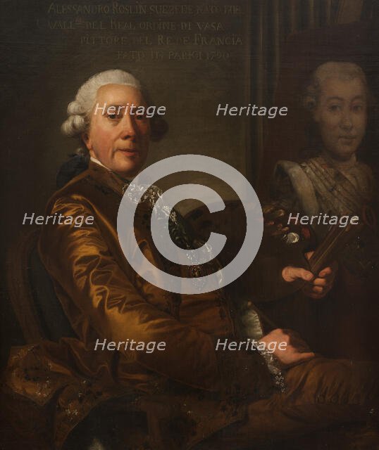 Self portrait, c1780s. Creator: Alexander Roslin.