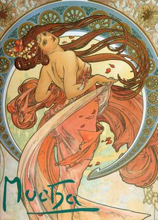 Dance (From the series The Arts), 1898. Artist: Mucha, Alfons Marie (1860-1939)