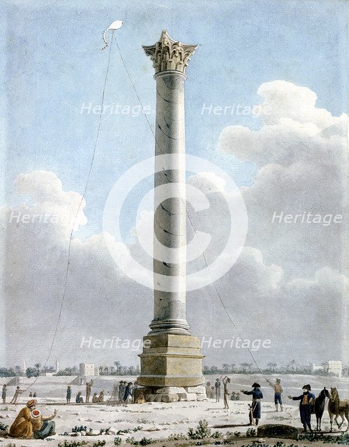 'Pompey's Column, Alexandria 1798', 1798. Artist: Vivant Denon