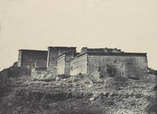 Nubie. Grand Temple d'Isis, A Philoe. Vue générale prise du nord, 1850. Creator: Maxime du Camp.