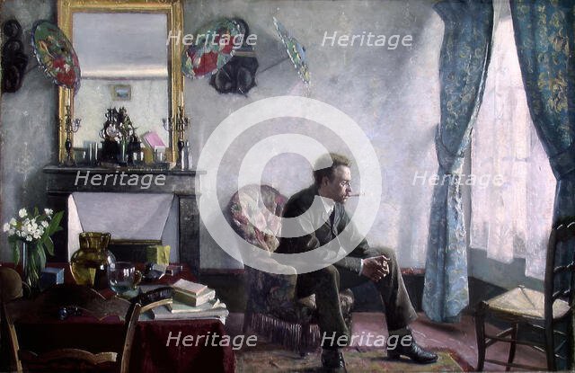 Interior in Paris, 1884. Creator: Gustav Wentzel.