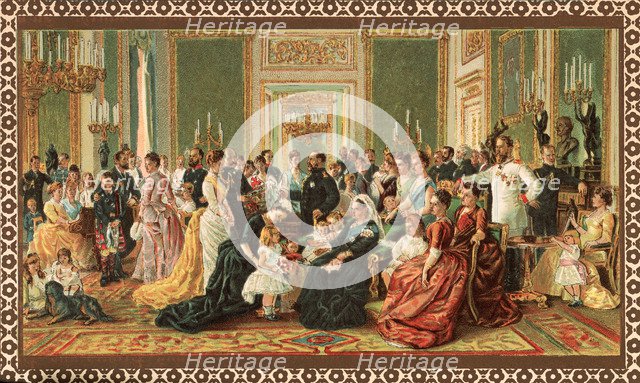 The Victorian Royal Family, 1887. Artist: Unknown