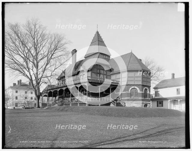 Kappa Alpha fraternity house, Williams College, Mass., between 1900 and 1906. Creator: Unknown.