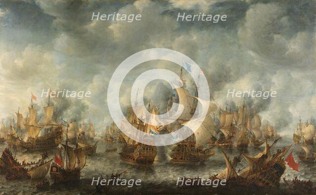 The Battle of Terheide, 1653-1666. Creator: Jan Abrahamsz Beerstraten.