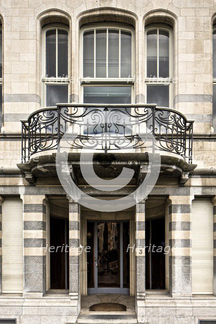 Hotel Deprez-Van de Velde, 3 Av. Palmeston, Brussels, Belgium, (1895-1896), c2014-2017. Artist: Alan John Ainsworth.