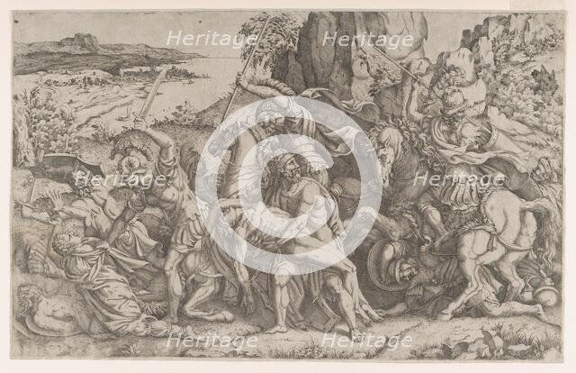 Battle around the Body of Patroclus, ca. 1543-ca. 1547. Creator: Anon.