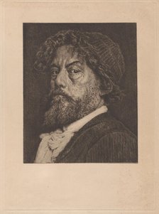 Portrait of the artist, about 1895. Creator: Marcellin-Gilbert Desboutin.