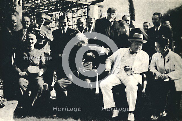 'Allied Leaders Confer in Cairo', November 1943, (1945). Creator: Unknown.