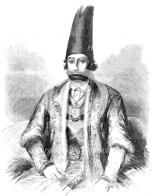 Ferouk Khan, the Persian Ambassador to the Emperor of the French, 1857. Creator: Unknown.