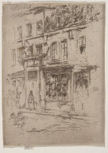 Rue du Buerre, Brussels. Creator: James McNeill Whistler (American, 1834-1903).