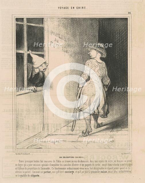 Un coléoptère chinois, 19th century. Creator: Honore Daumier.