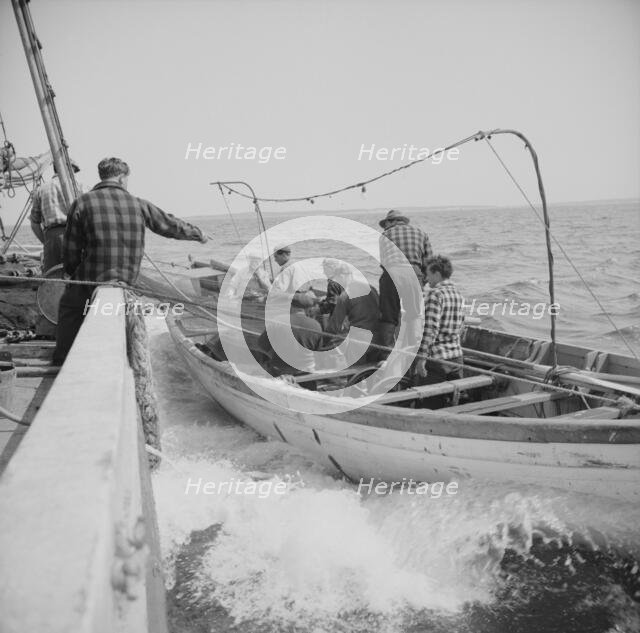 Possibly: On board the fishing boat Alden, out of Gloucester, Massachusetts, 1943. Creator: Gordon Parks.