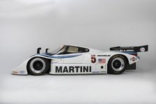 Lancia Martini Le Mans car chasis no 0007 1983. Artist: Simon Clay.