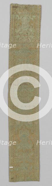 Silk Fragment, 1600s. Creator: Unknown.