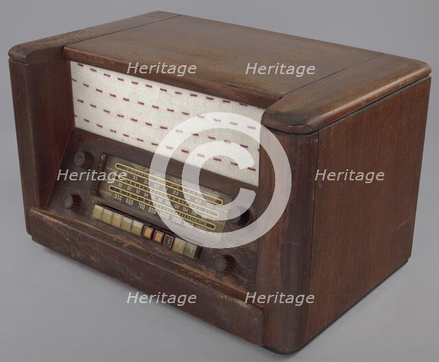 Radio owned by Herman and Minnie Roundtree, 1948. Creator: Unknown.