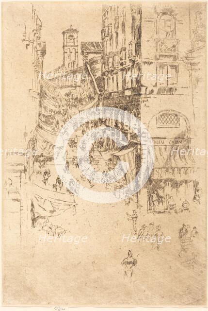 The Rialto, 1880. Creator: James Abbott McNeill Whistler.