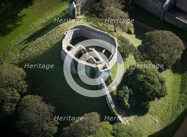Carisbrooke Castle Keep, Isle of Wight. Artist: Historic England Staff Photographer.