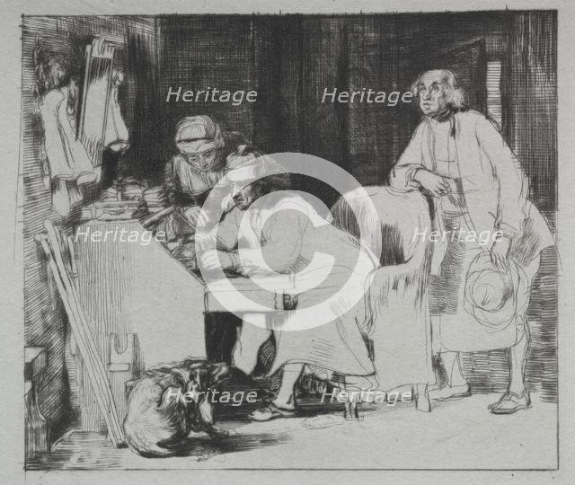 The Lost Receipt, 1824. Creator: David Wilkie (British, 1785-1841).