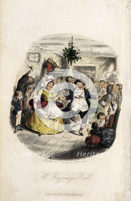 Mr Fezziwig's Ball, 1843. Creator: John Leech.
