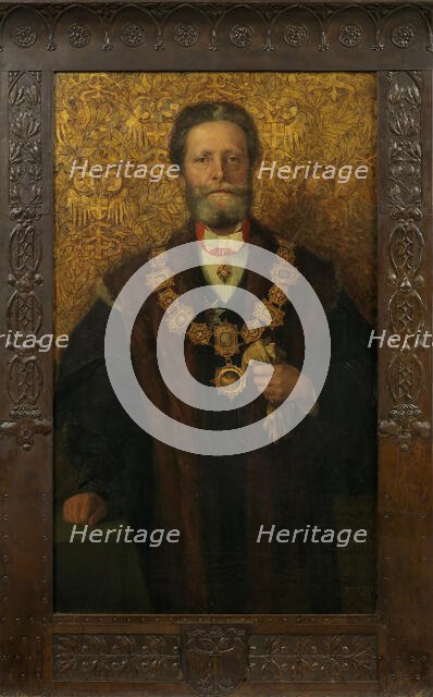 Portrait of Karl Lueger (1844-1910), Mayor of Vienna, 1898. Creator: Gsur, Karl Friedrich (1871-1939).