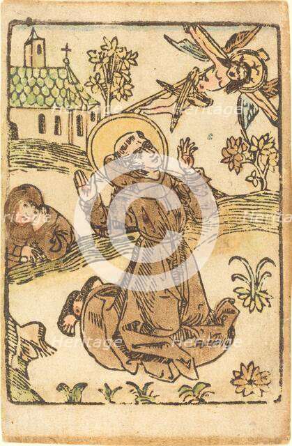 Saint Francis Receiving the Stigmata, c. 1480. Creator: Unknown.