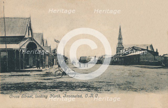'Cross Street, looking North, Kroonstad, O.R.C', c1905. Creator: Unknown.