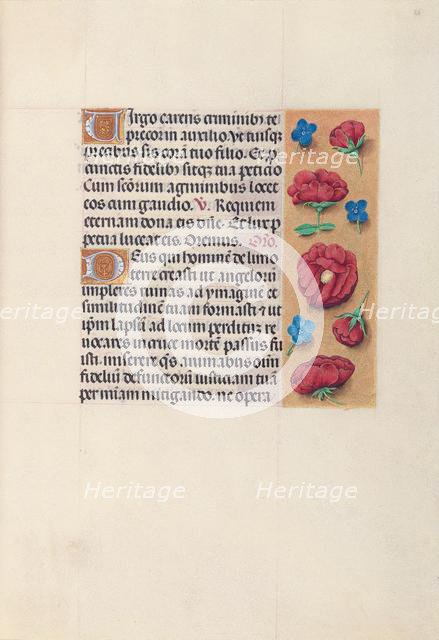 Hours of Queen Isabella the Catholic, Queen of Spain: Fol. 28r, c. 1500. Creator: Master of the First Prayerbook of Maximillian (Flemish, c. 1444-1519); Associates, and.