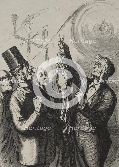 Exposition universelle: dans dix minutes vour aurez une gibelotte et un chapeau. Creator: Honoré Daumier (French, 1808-1879).