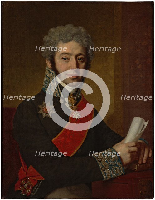 Portrait of Prince Alexei Alexeyevich Dolgoruky (1775-1834), 1811. Artist: Borovikovsky, Vladimir Lukich (1757-1825)