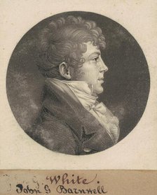 John Gibbes Barnwell, 1809. Creator: Charles Balthazar Julien Févret de Saint-Mémin.