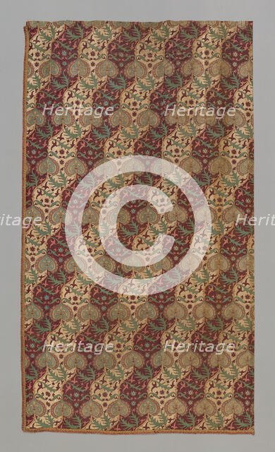 Panel, England, 1849/51. Creator: Bannister Hall Print Works.