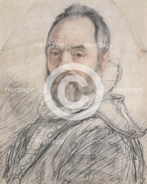 Portrait of Giovanni da Bologna (1529-1608), 1591. Creator: Goltzius, Hendrick (1558-1617).