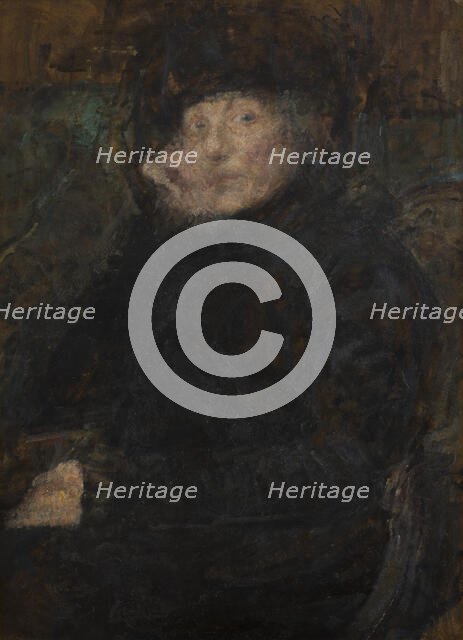 Portrait of Anna Ginzberg, c1900. Creator: Olga Boznanska.