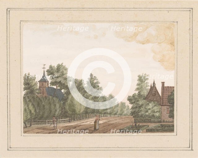 View of Oud-Loosdrecht, in or after 1757-1800. Creator: Anon.