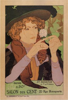 Salon des Cent (Poster), 1894. Artist: Feure, Georges de (1868–1928)