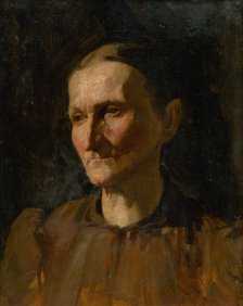 Head Study of a Woman, 1920-1929. Creator: Ludovit Pitthordt.