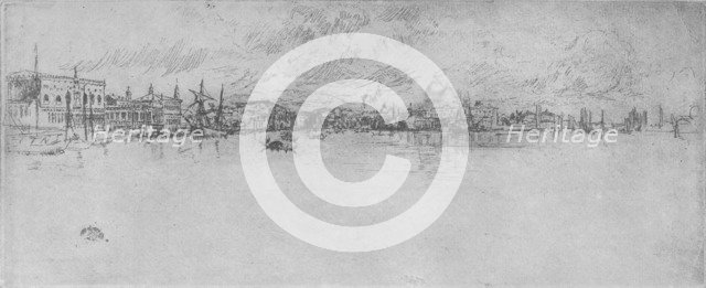 'Long Venice', c1880, (1904). Artist: James Abbott McNeill Whistler.