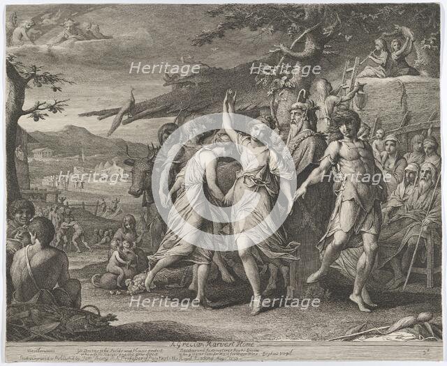 A Grecian Harvest-Home, or Thanksgiving to the Rural Deities, dated May 1, 1791, issued 1792. Creator: James Barry.
